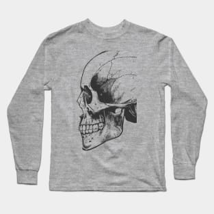 Skull Art • Large Print • Goth Art Long Sleeve T-Shirt